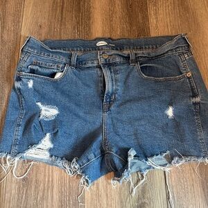 Old Navy Distressed Blue Jean Shorts